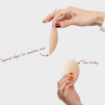 Seamless Non-Adhesive Nip Covers(2 Pcs)
