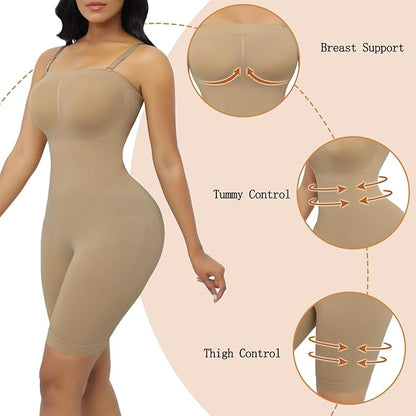 Strapless Shapewear Bodysuit for Women