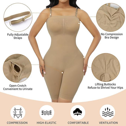 Strapless Shapewear Bodysuit for Women