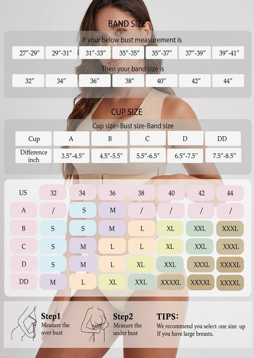 Wireless Comfort Lift Support Bra